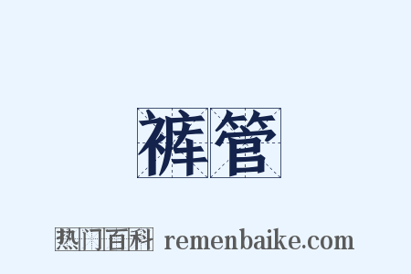 裤管是什么意思的图片